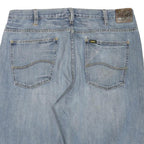 LEE Mens Shorts Blue Denim Straight Leg XL W38 Casual Summer Wear