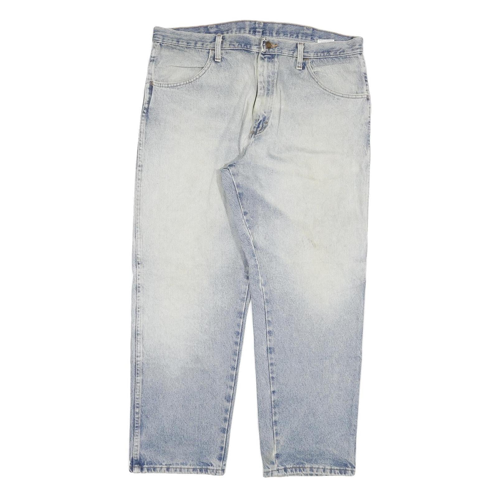 DICKIES Mens Relaxed Jeans Blue Denim Medium W38 L29 Zip Closure Casual