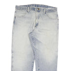 DICKIES Mens Relaxed Jeans Blue Denim Medium W38 L29 Zip Closure Casual