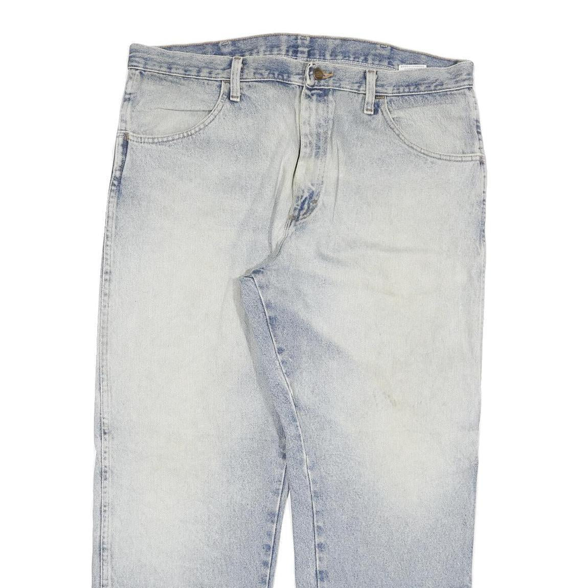 DICKIES Mens Relaxed Jeans Blue Denim Medium W38 L29 Zip Closure Casual