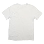 NIKE Mens White Graphic T-Shirt M Short Sleeve Crew Neck Logo