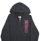 CHAMPION Womens Black City College Of San Francisco Zip Hoodie M Casual
