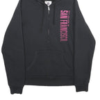 CHAMPION Womens Black City College Of San Francisco Zip Hoodie M Casual