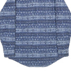 LL BEAN Mens Blue Pattern Cotton Shirt M Long Sleeve Casual Comfortable