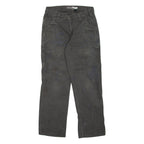 CARHARTT Carpenter Workwear Mens Trousers Grey Relaxed Straight W28 L30