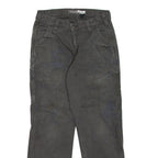 CARHARTT Carpenter Workwear Mens Trousers Grey Relaxed Straight W28 L30