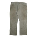 DICKIES Mens Green Regular Straight Denim Cotton Blend Medium W40 L32 Workwear