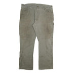 DICKIES Mens Green Regular Straight Denim Cotton Blend Medium W40 L32 Workwear