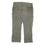 DICKIES Mens Green Regular Straight Denim Cotton Blend Medium W40 L32 Workwear
