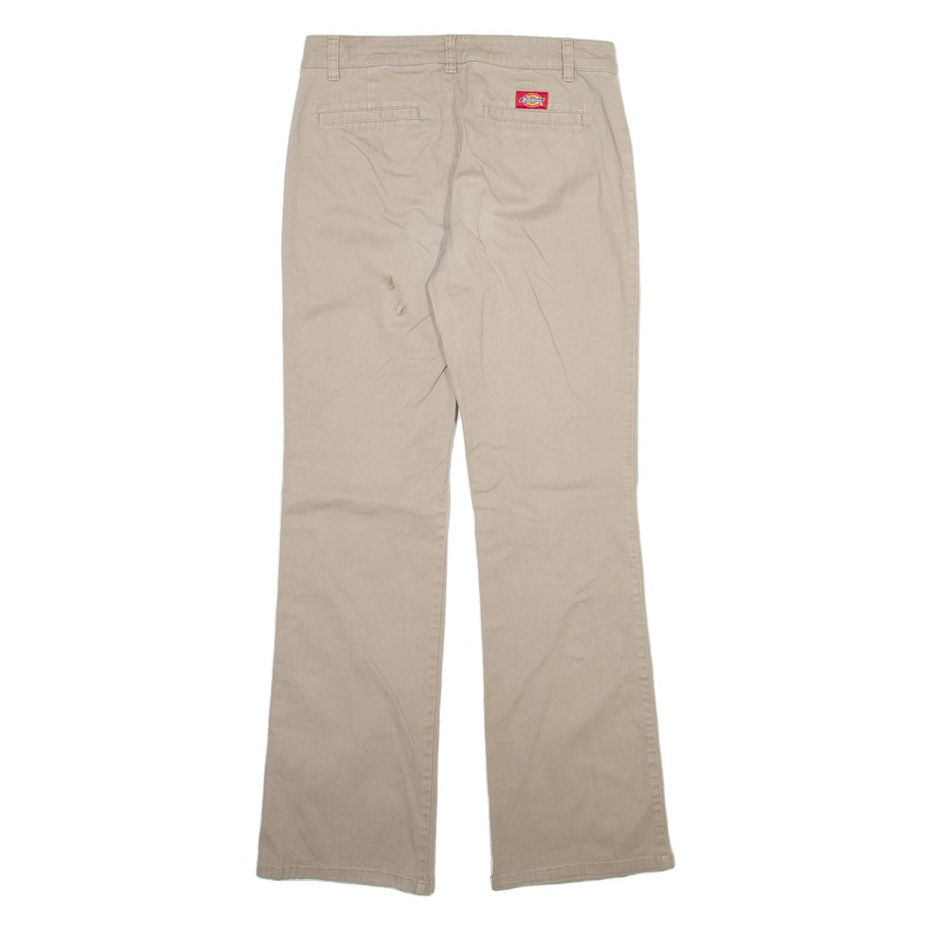 DICKIES Womens Trousers Beige Regular Bootcut W30 L31