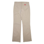 DICKIES Womens Trousers Beige Regular Bootcut W30 L31