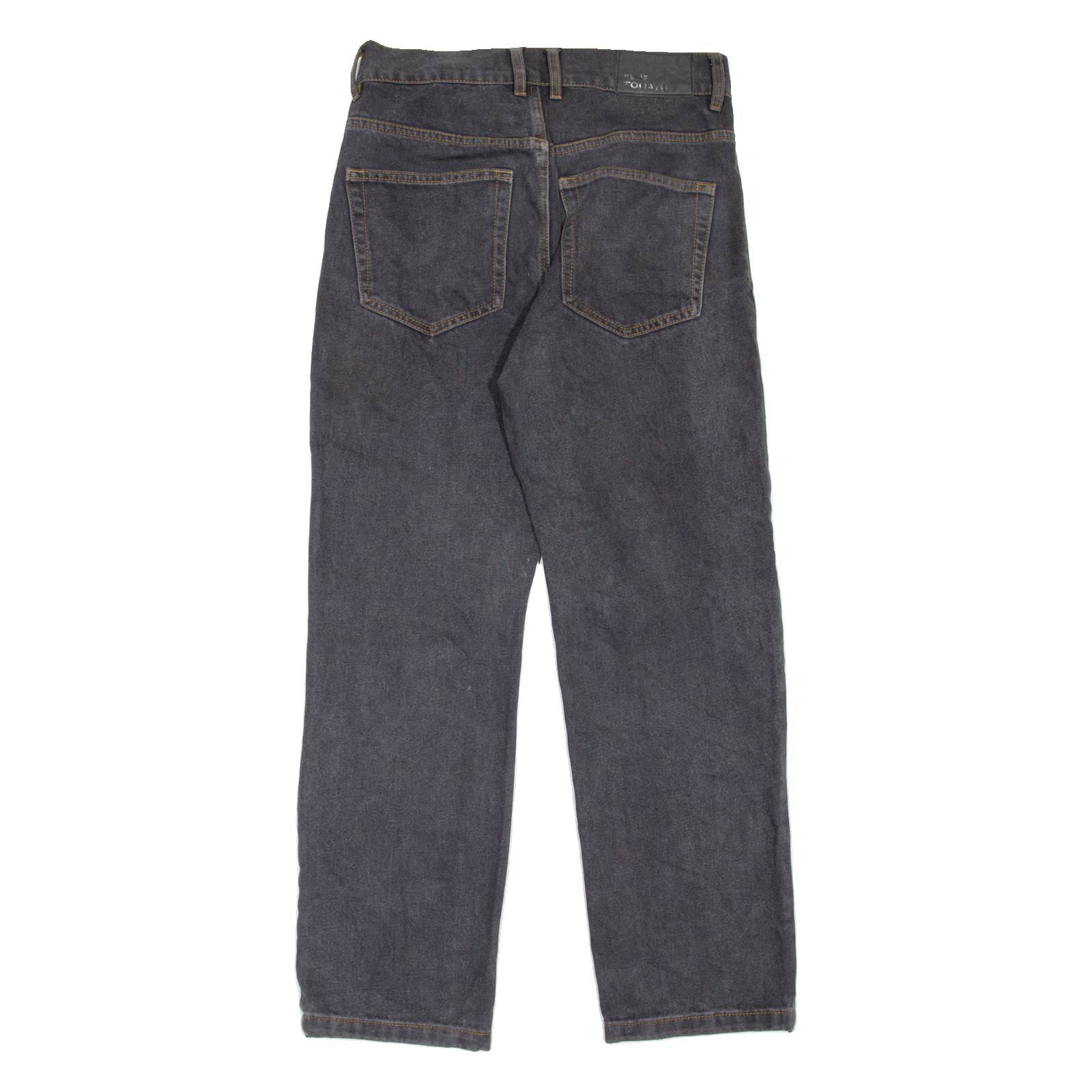 BLUE TOMATO Mens Jeans Grey Regular Straight W28 L28
