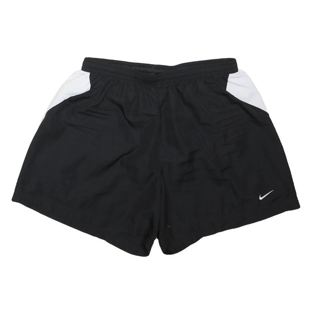 NIKE Womens Shorts Black & White Casual M W30 Lightweight Sporty