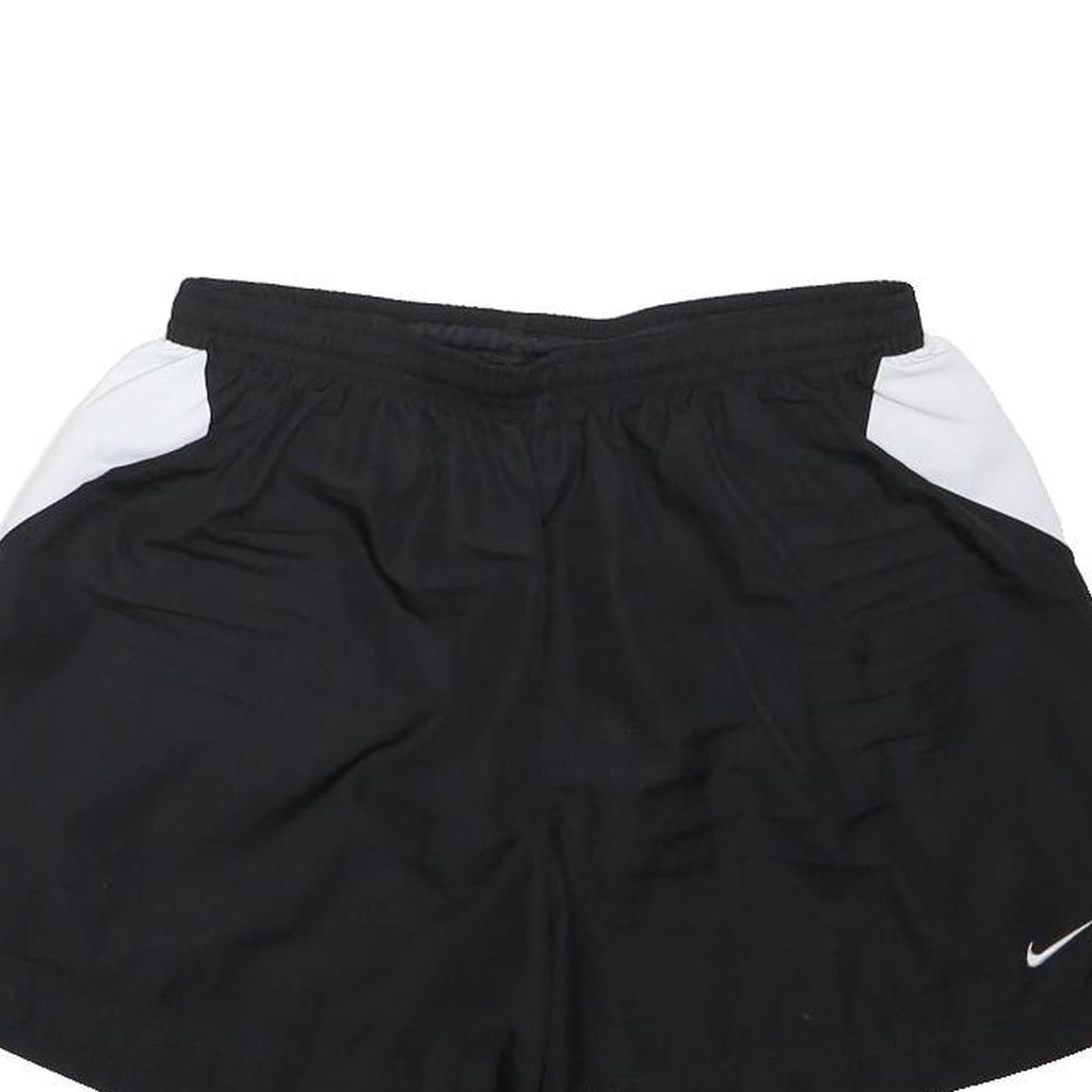 NIKE Womens Shorts Black & White Casual M W30 Lightweight Sporty