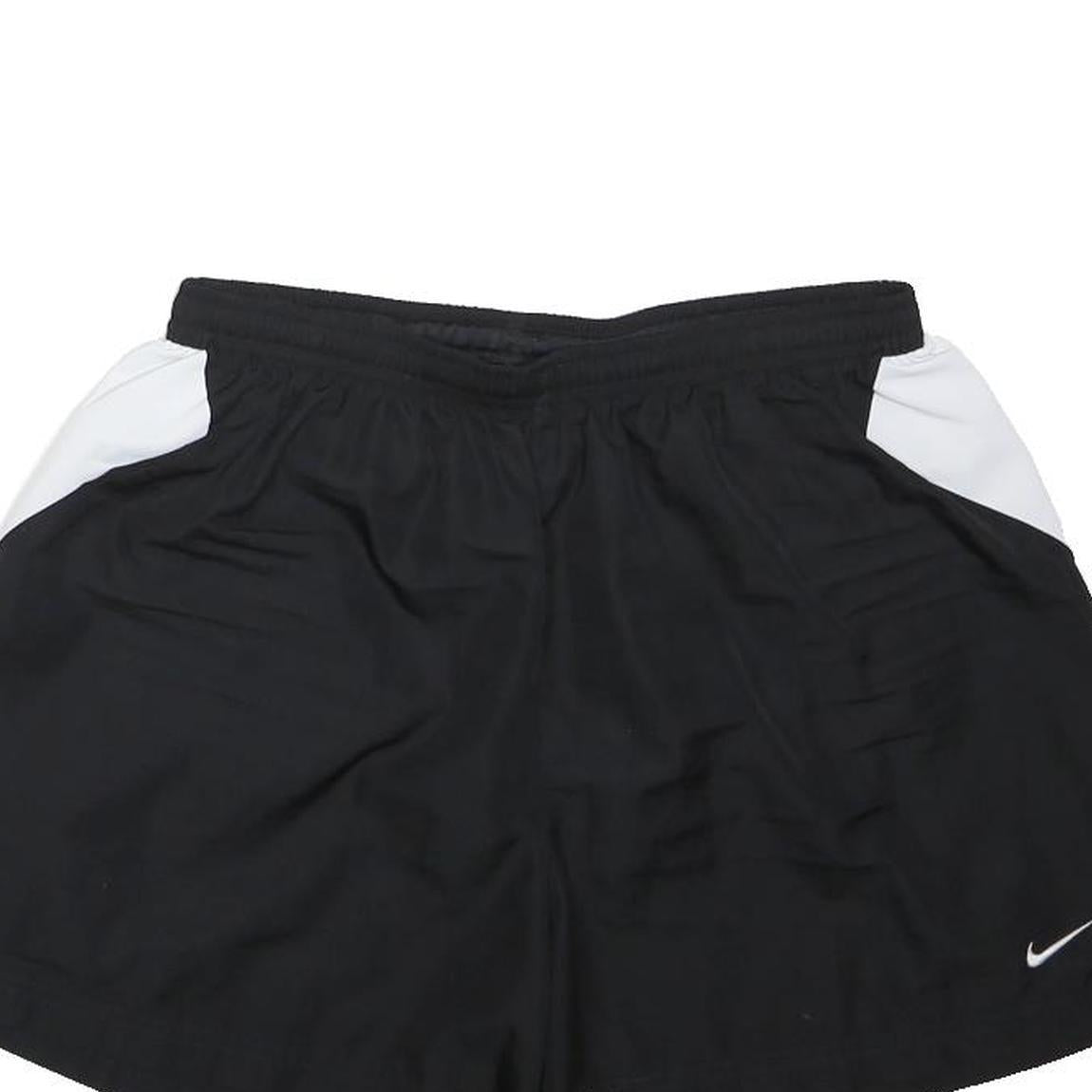 NIKE Womens Shorts Black & White Casual M W30 Lightweight Sporty