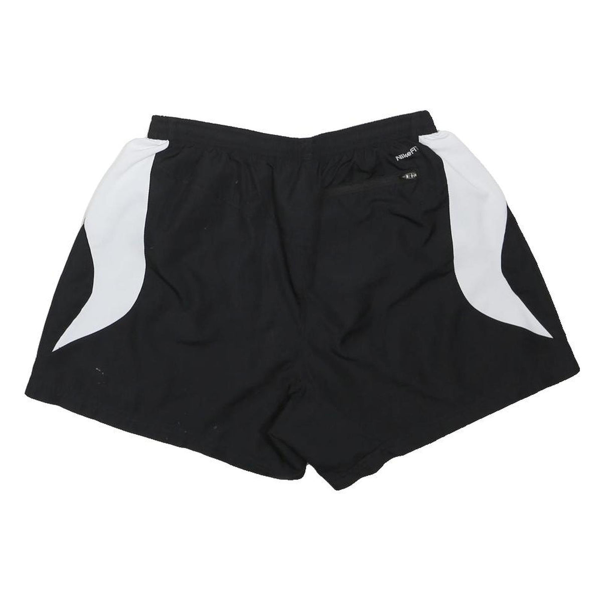 NIKE Womens Shorts Black & White Casual M W30 Lightweight Sporty