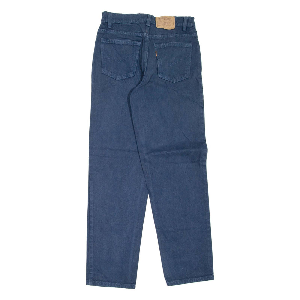 LEVI'S 550 Orange Tab Made In USA Womens Jeans Blue Mom 90s W26 L30