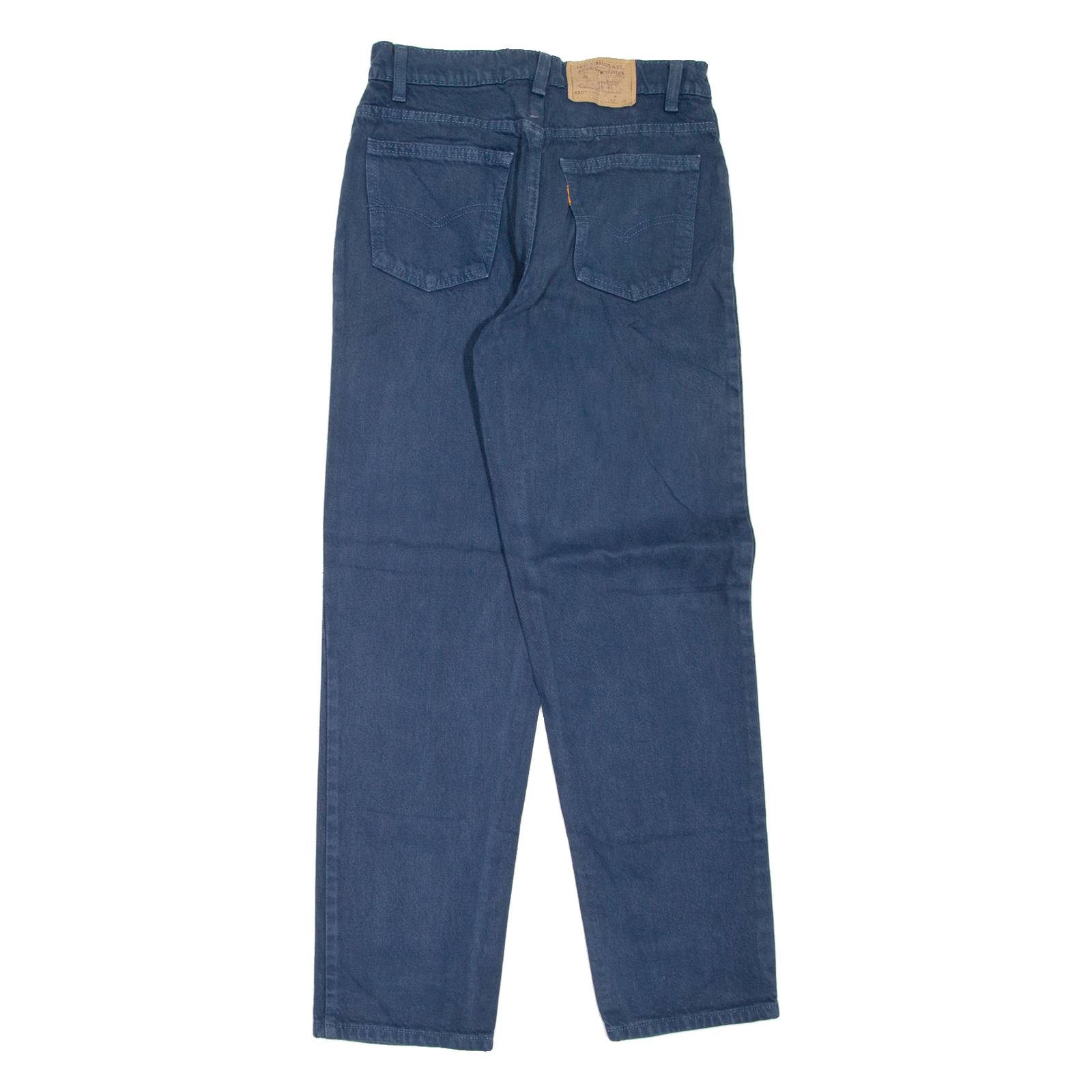 LEVI'S 550 Orange Tab Made In USA Womens Jeans Blue Mom 90s W26 L30