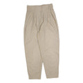 GO-IN Womens Beige Cotton Blend Regular Fit Trousers W30 L28 Classic Casual Wear