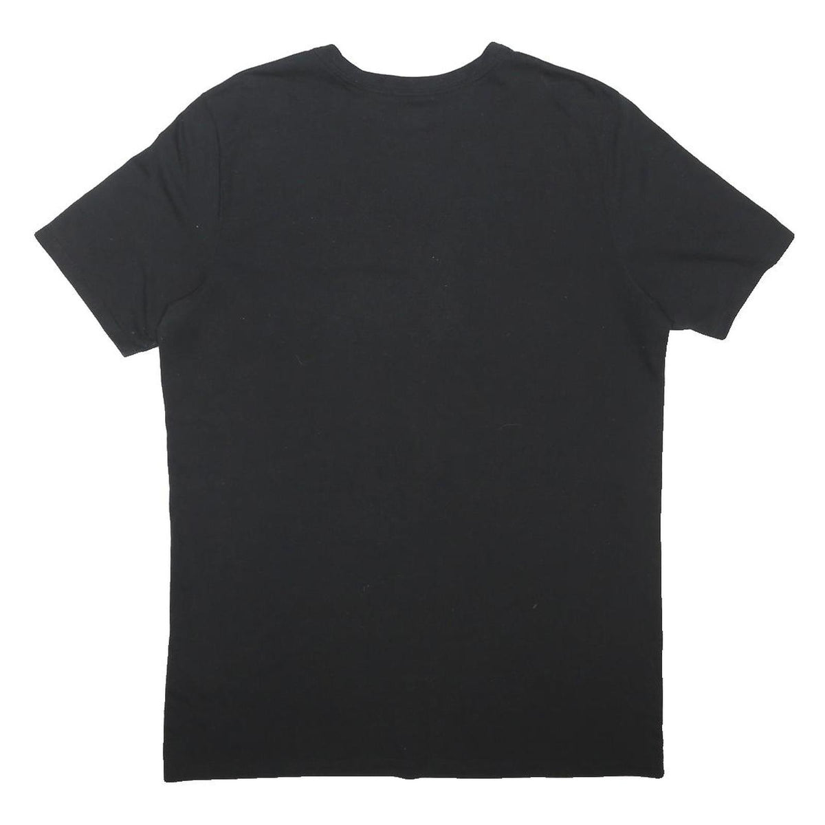 NIKE Mens Black Cotton Blend L Short Sleeve Crew Neck Dri-Fit Sports T-Shirt