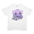 GILDAN Mens White Detroit Graphic T-Shirt L Short Sleeve Crew Neck Casual