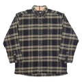 TOMMY HILFIGER Mens Shirt Black Check Long Sleeve L