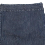 TOMMY HILFIGER Womens Blue Denim Pencil Knee Length Cotton Blend Skirt M Classic