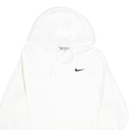 NIKE Mens White Hoodie XS Cotton Blend Pullover Lightweight Sportswear