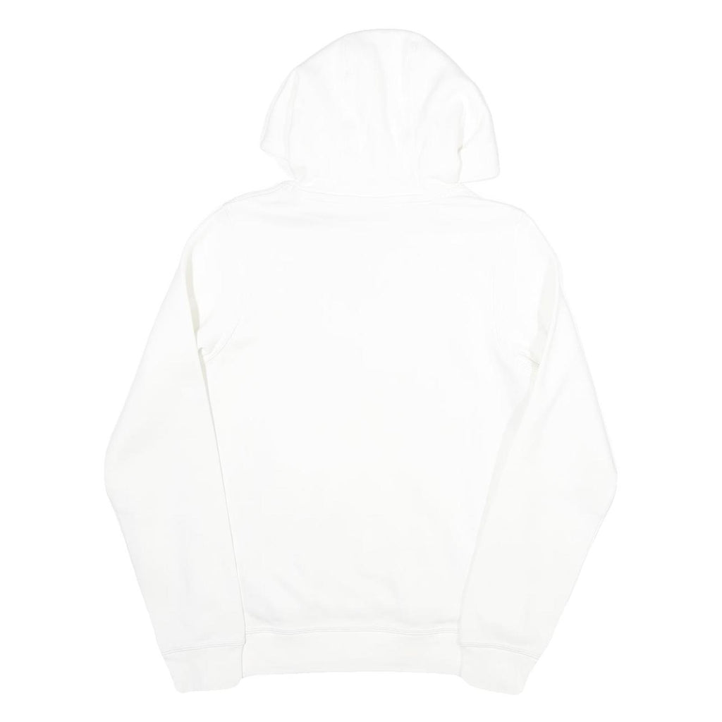 NIKE Mens White Hoodie XS Cotton Blend Pullover Lightweight Sportswear