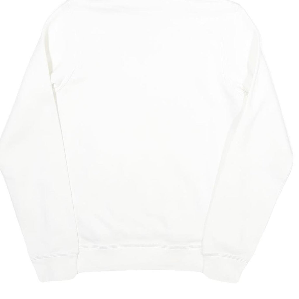 NIKE Mens White Hoodie XS Cotton Blend Pullover Lightweight Sportswear