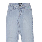 CAPTURE Womens Denim Blue Casual Crop Shorts S W26 Relaxed Fit Cotton Blend