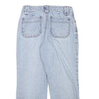 CAPTURE Womens Denim Blue Casual Crop Shorts S W26 Relaxed Fit Cotton Blend