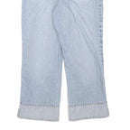 CAPTURE Womens Denim Blue Casual Crop Shorts S W26 Relaxed Fit Cotton Blend