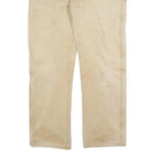 DICKIES Mens Beige Regular Fit Straight Leg Denim W34 L30 Workwear Utility Jeans