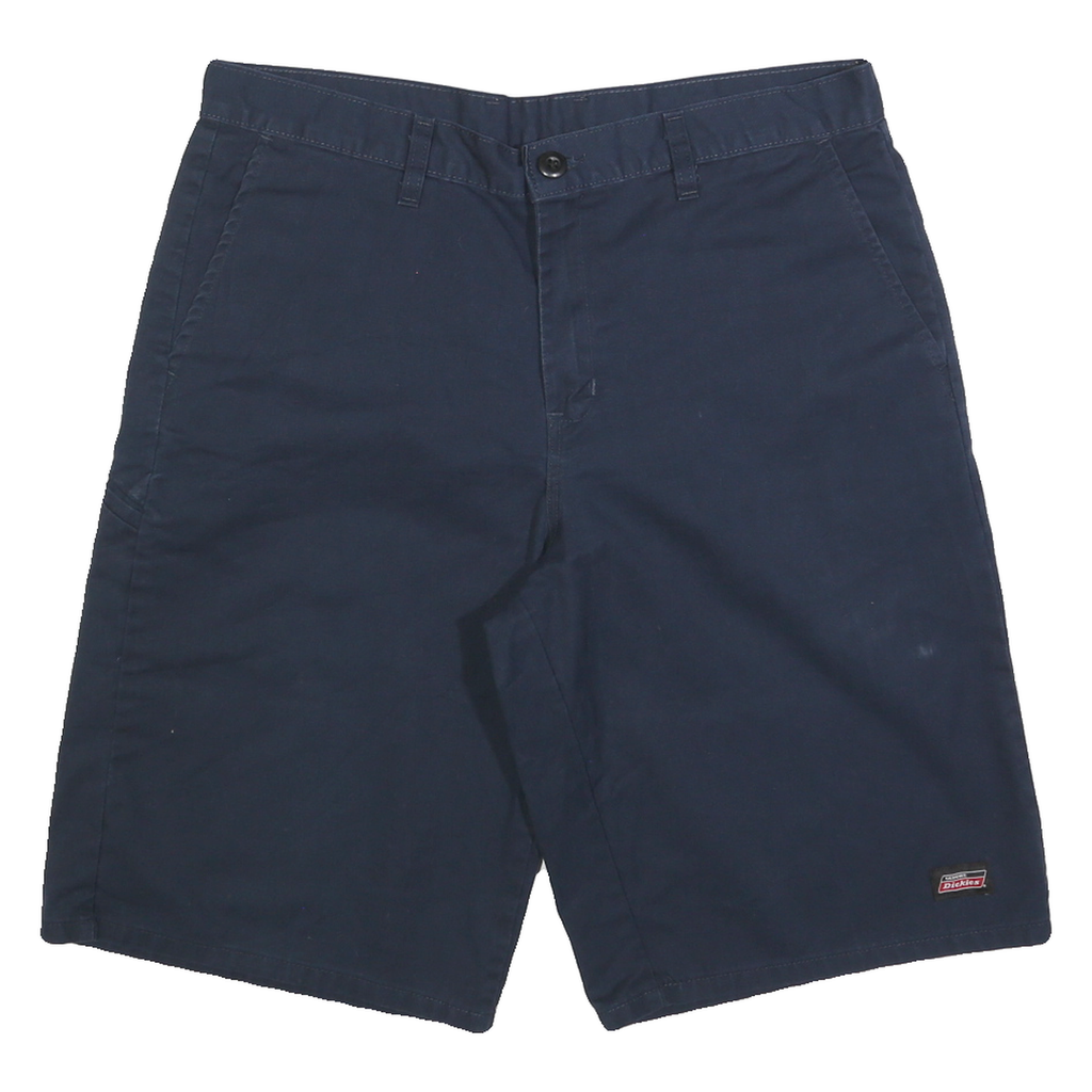 DICKIES Mens Shorts Navy Blue Casual M W34 Cotton Blend Workwear