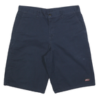 DICKIES Mens Shorts Navy Blue Casual M W34 Cotton Blend Workwear