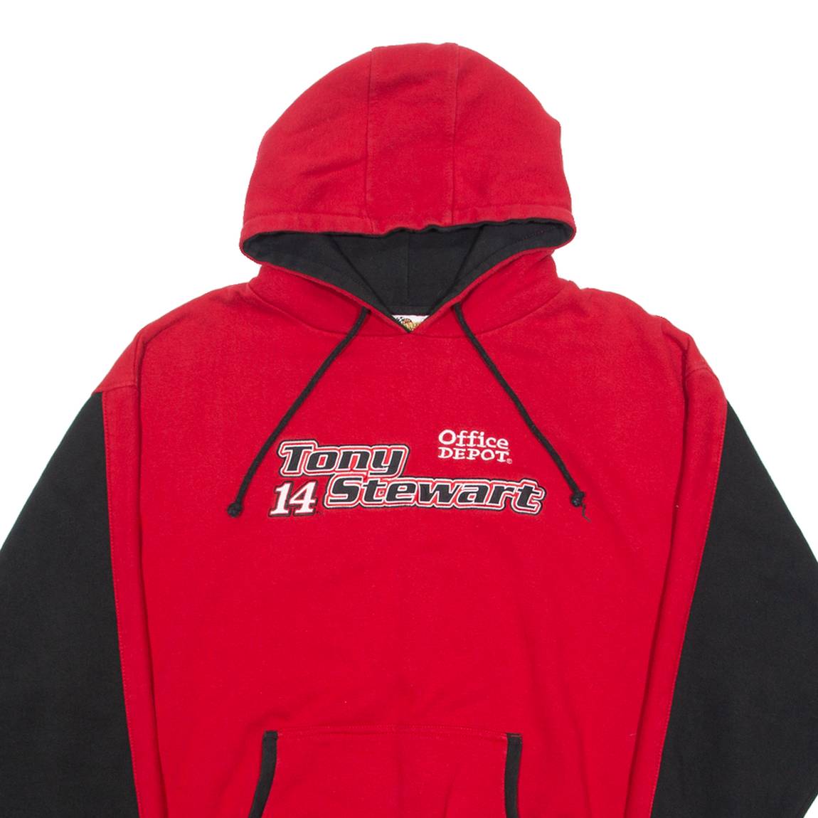 WINNER'S CIRCLE NASCAR Tom Stewart 14 Mens Red Hoodie USA 2XL