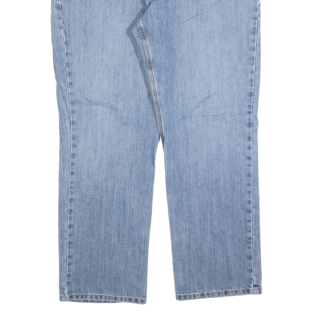 CARHARTT Mens Jeans Blue Relaxed Straight Denim Medium W40 L32 Workwear Zip