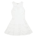 ROBERT RODRIGUEZ Womens Skater Dress White Viscose Sleeveless Knee Length S