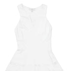 ROBERT RODRIGUEZ Womens Skater Dress White Viscose Sleeveless Knee Length S