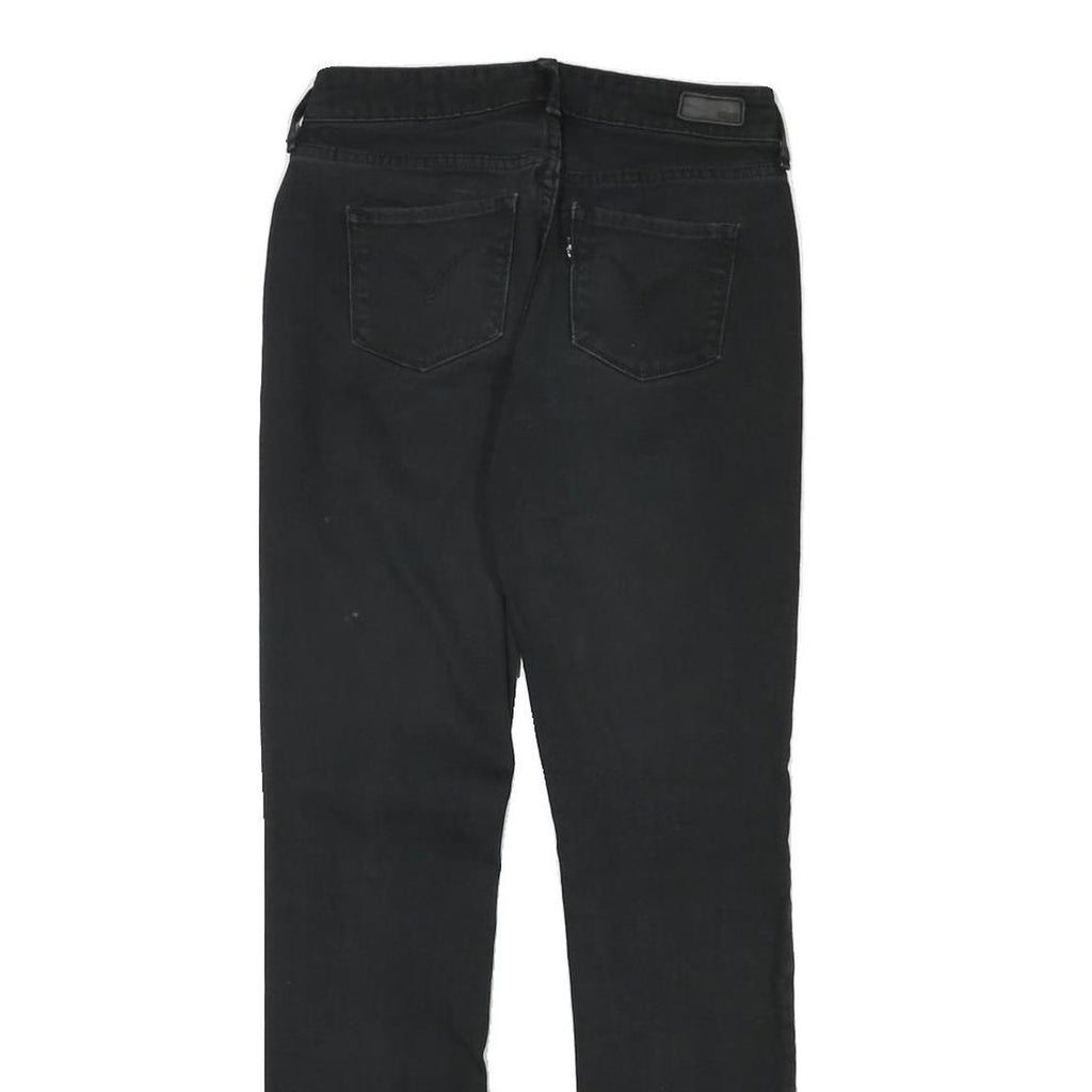 LEVI'S Womens Black Regular Fit Straight Denim Jeans W26 L29 Classic Style