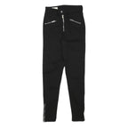 LEVI'S Womens Black Slim Skinny Denim Light W23 L26 Zip Pockets Zipped Hems