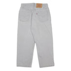 LEVI'S 550 Womens Jeans Relaxed Straight Denim Light W30 L23 Cotton Zip