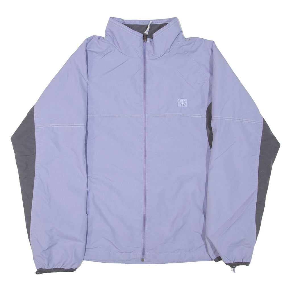 WILSON Womens Track Jacket Purple L