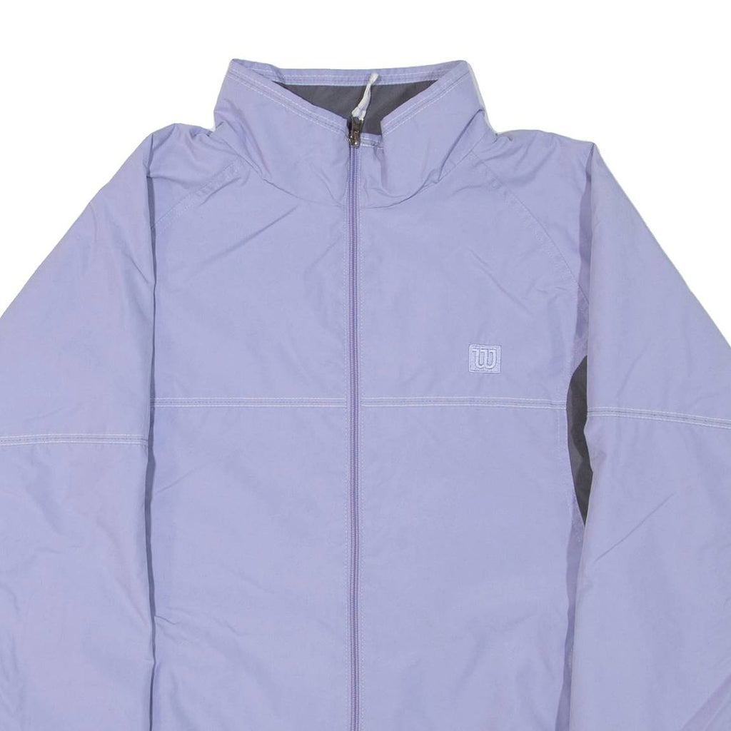 WILSON Womens Track Jacket Purple L