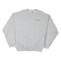 LEE Mens Grey Sweatshirt Crew Neck L Cotton Blend Pullover Casual Comfortable