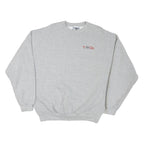 LEE Mens Grey Sweatshirt Crew Neck L Cotton Blend Pullover Casual Comfortable