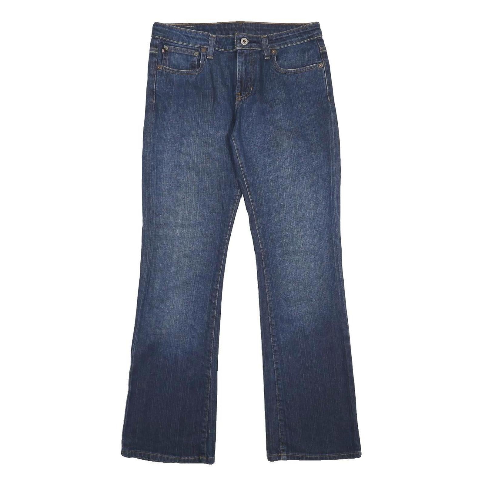 RALPH LAUREN POLO JEANS COMPANY Womens Regular Blue Straight Denim Medium W28
