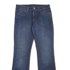 RALPH LAUREN POLO JEANS COMPANY Womens Regular Blue Straight Denim Medium W28