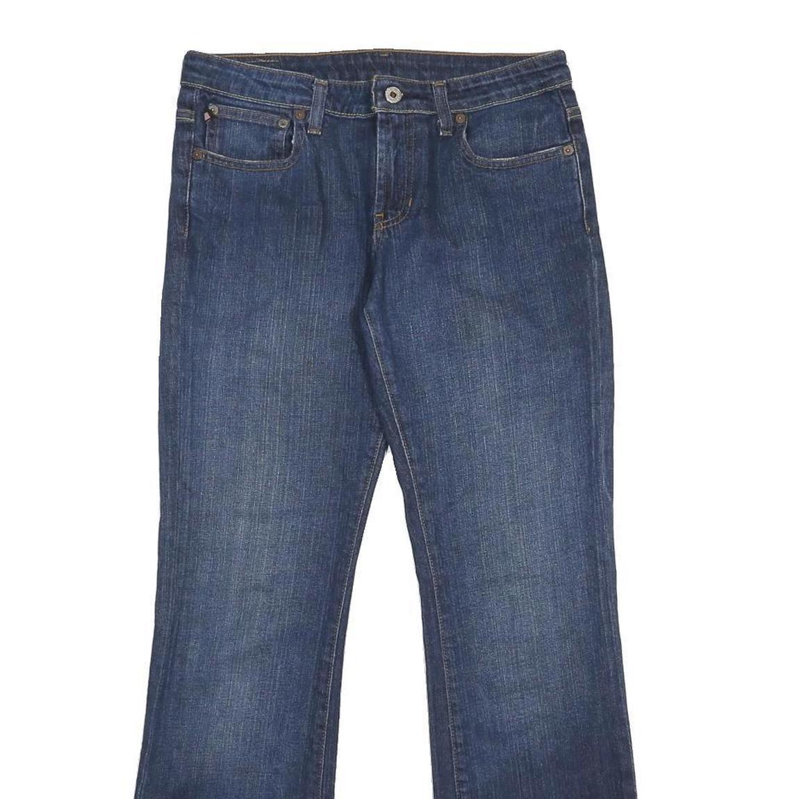 RALPH LAUREN POLO JEANS COMPANY Womens Regular Blue Straight Denim Medium W28